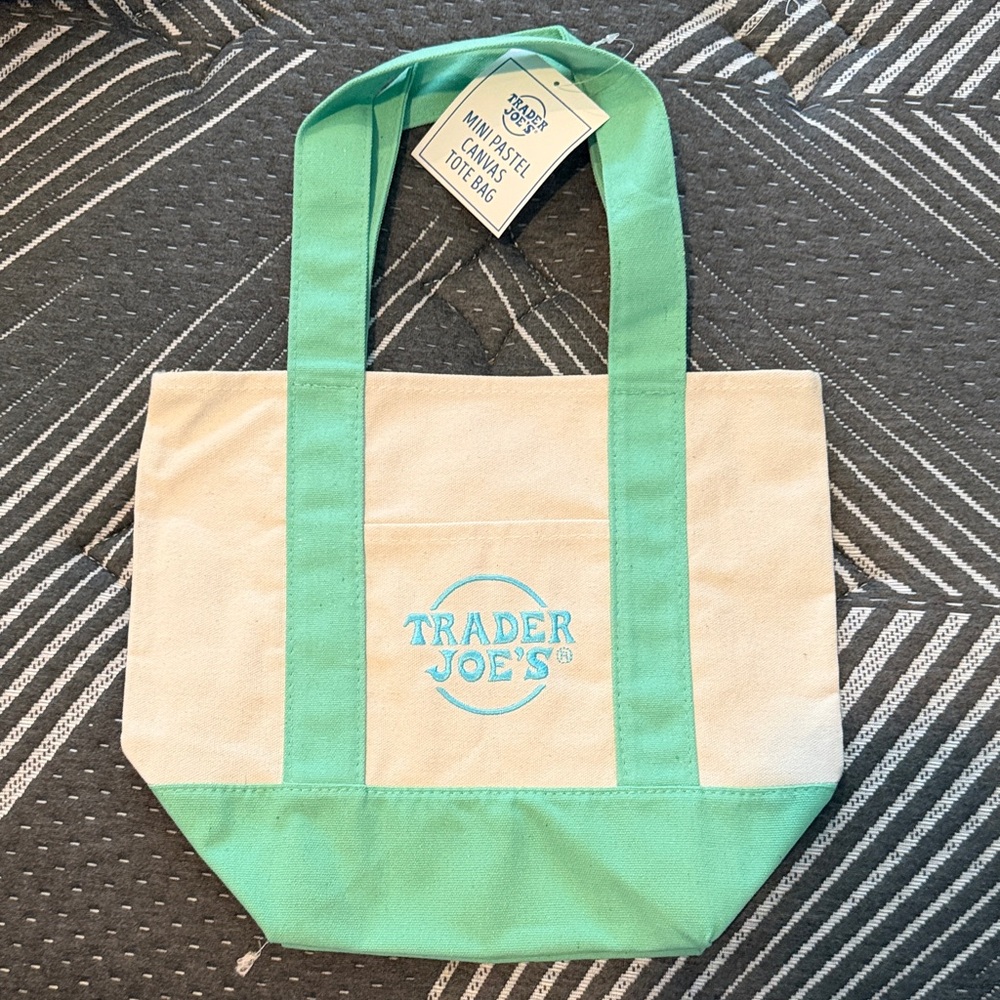Trader Joe's Mini Canvas Tote Bag